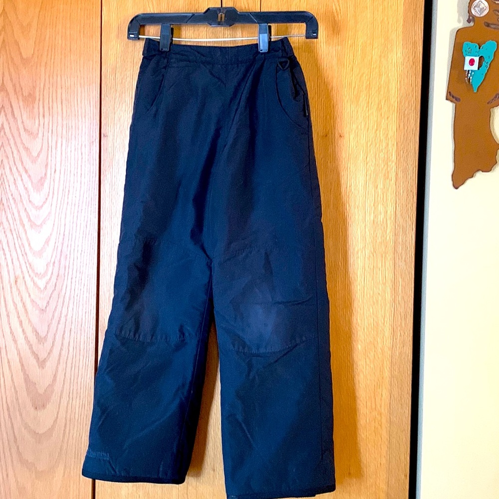 Columbia youth 7 / 8 woven snowboard ski pants snow adjustable waist pockets EUC